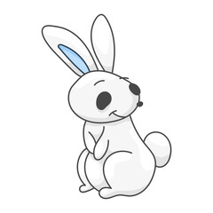 Sticker Hare Character