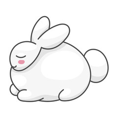 Sticker Hare Character