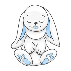 Sticker Hare Character
