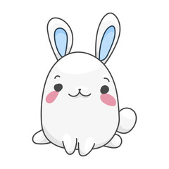 Sticker Hare Character