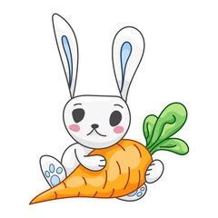 Sticker Hare Character