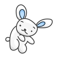 Sticker Hare Character
