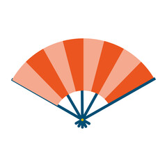 扇・扇子のシンプルなベクターイラスト