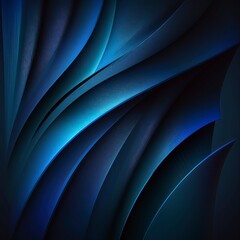 A dark blue gradient-type background . Generative ai.