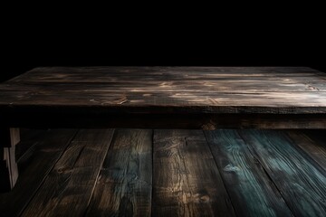 Wooden background with enough copy space texture surface, Generated by ai.
