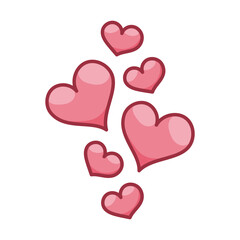 Heart Element Sticker