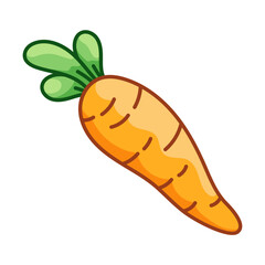 Carrot Sticker Bookmark