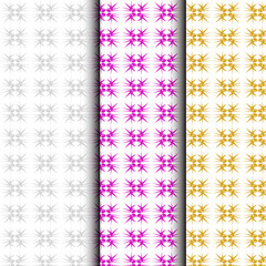 A pattern is an arrangement of lines or shapes, especially a design in which the same shape is repeated at regular intervals over a surface.