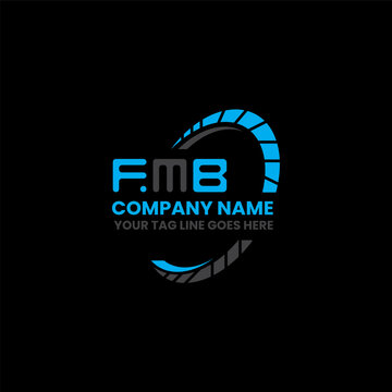 FMB letter logo creative design with vector graphic, FMB simple and modern logo. FMB luxurious alphabet design  