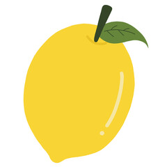 yellow apple isolated on white