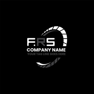 FRS letter logo creative design with vector graphic, FRS simple and modern logo. FRS luxurious alphabet design  