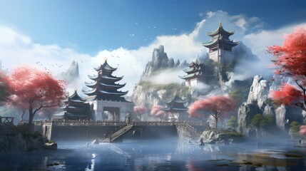 Chinese Style Fantasy Art