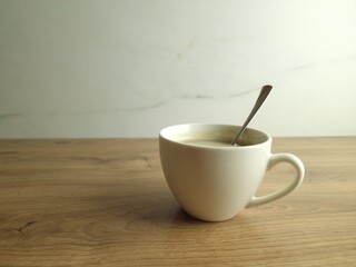 Coffee cup on a table