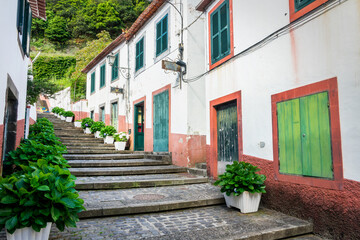 Fototapeta na wymiar Picturesque village of Sao Vincente in Madeira island, Portugal