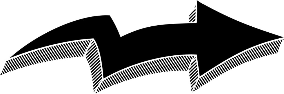 Arrow Sign Icon Direction Symbol Design Element