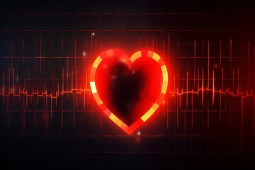 Heart rate. Generate Ai
