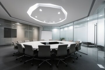 Meeting room. Generate Ai