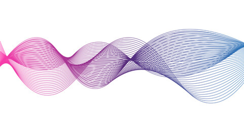 Abstract background. Wavy . abstract pink and purpual color wave on  white background.