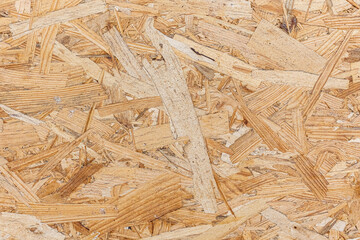 Pressed wooden shavings Background Texture.