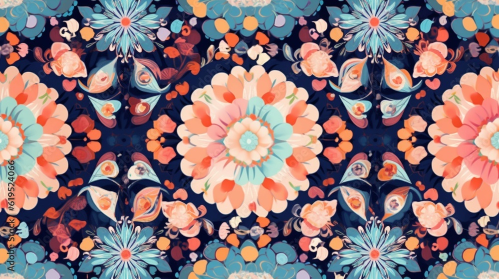 Poster multicolored tech background with a geometric 3d struc.generative ai