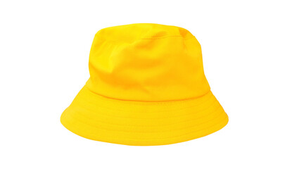 yellow bucket hat PNG transparent