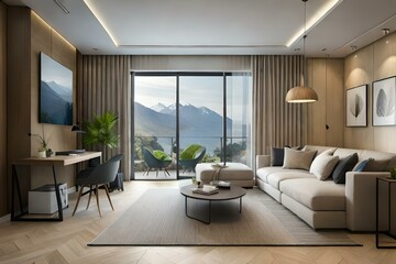 Fototapeta premium modern living room