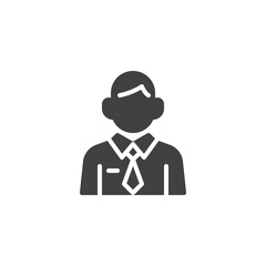 Business person vector icon