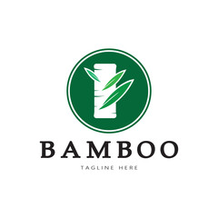 Bamboo Logo Template vector icon illustration design