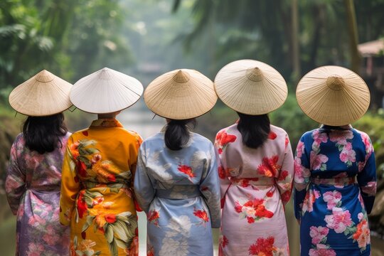 Vietnamese women. Generate Ai