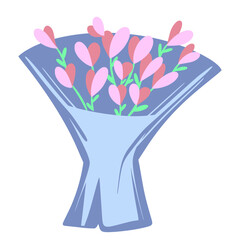 Flower bouquet illustration cartoon vector art cute