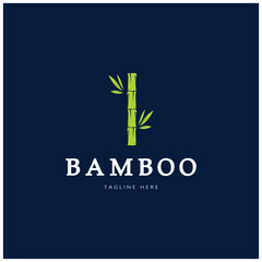 Bamboo Logo Template vector icon illustration design
