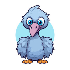 Adorable Dodo Bird Cartoon Illustration for Children's Projects, Nursery Decor, and Wildlife Themes © Zoya Miller