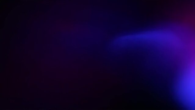 Abstract light leak from strobe flashers of special services, police, fire flasher. Looping video on black background for overlay effect.