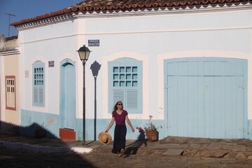 Casario antigo na cidade de goiás