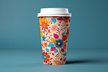 design Take Away Paper Coffee Cup Mockup