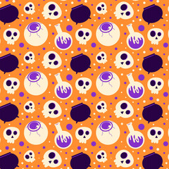 Halloween Pattern Background