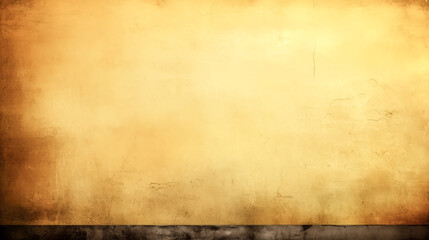 Naklejka premium A bright yellow background texture is enhanced with a vignette effect.