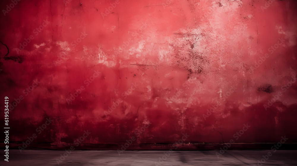 Poster he creates a captivating background texture for photos, with a dramatic red vignette.