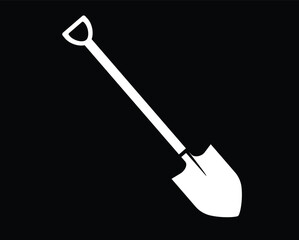 shovel icon. shovel vector design. sign design