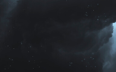 Obraz na płótnie Canvas 3D illustration of nebula in deep space. 5K realistic science fiction art. Elements of image provided by Nasa