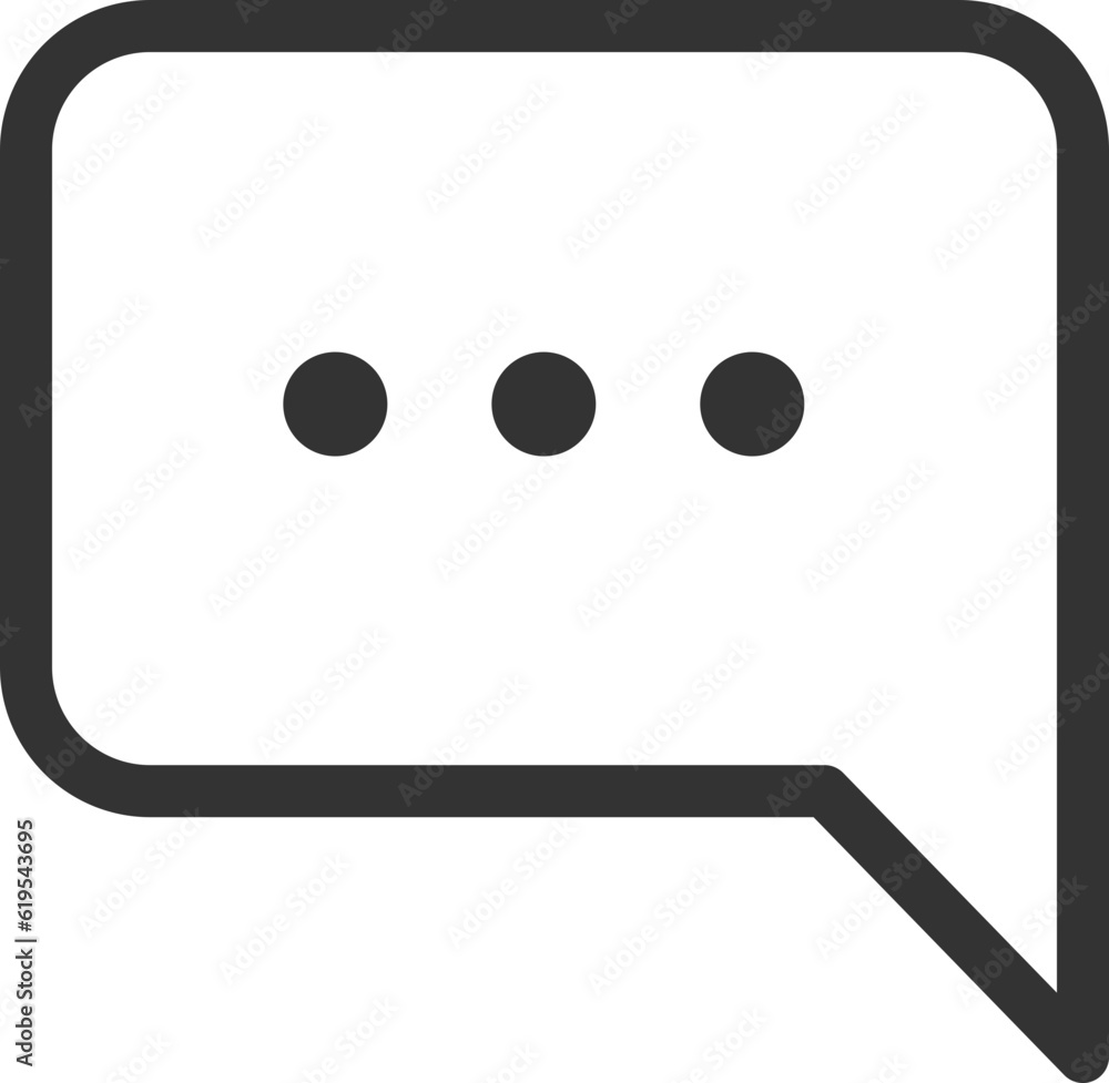 Poster chat icon vector design element. talk bubble speech sign. dialogue balloon.