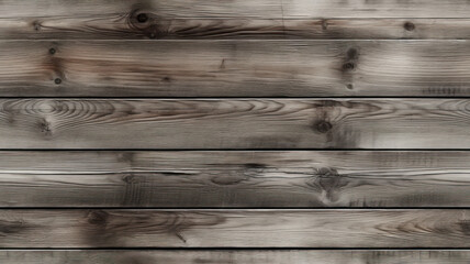 Fototapeta premium Contemporary rustic oak planks wall with gray tonal texture, AI generated