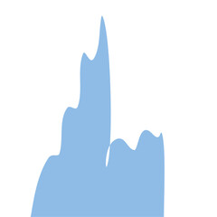 Icebreg Cliff View Decoration