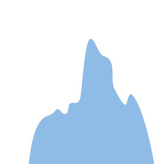 Fototapeta premium Icebreg Cliff View Decoration