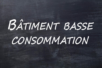 Fototapeta premium Bâtiment basse consommation tableau