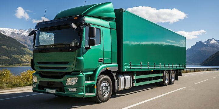 colorful trucks, generative ai