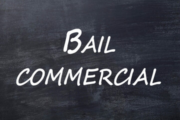 Fototapeta premium Bail commercial tableau