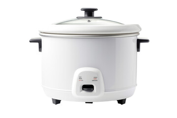 : kitchen Rice cooker on transparent background (PNG). Generative AI.