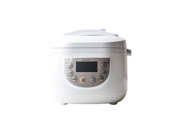: kitchen Rice cooker on transparent background (PNG). Generative AI.