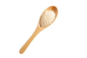 kitchen Rice pale on transparent background (PNG). Generative AI.